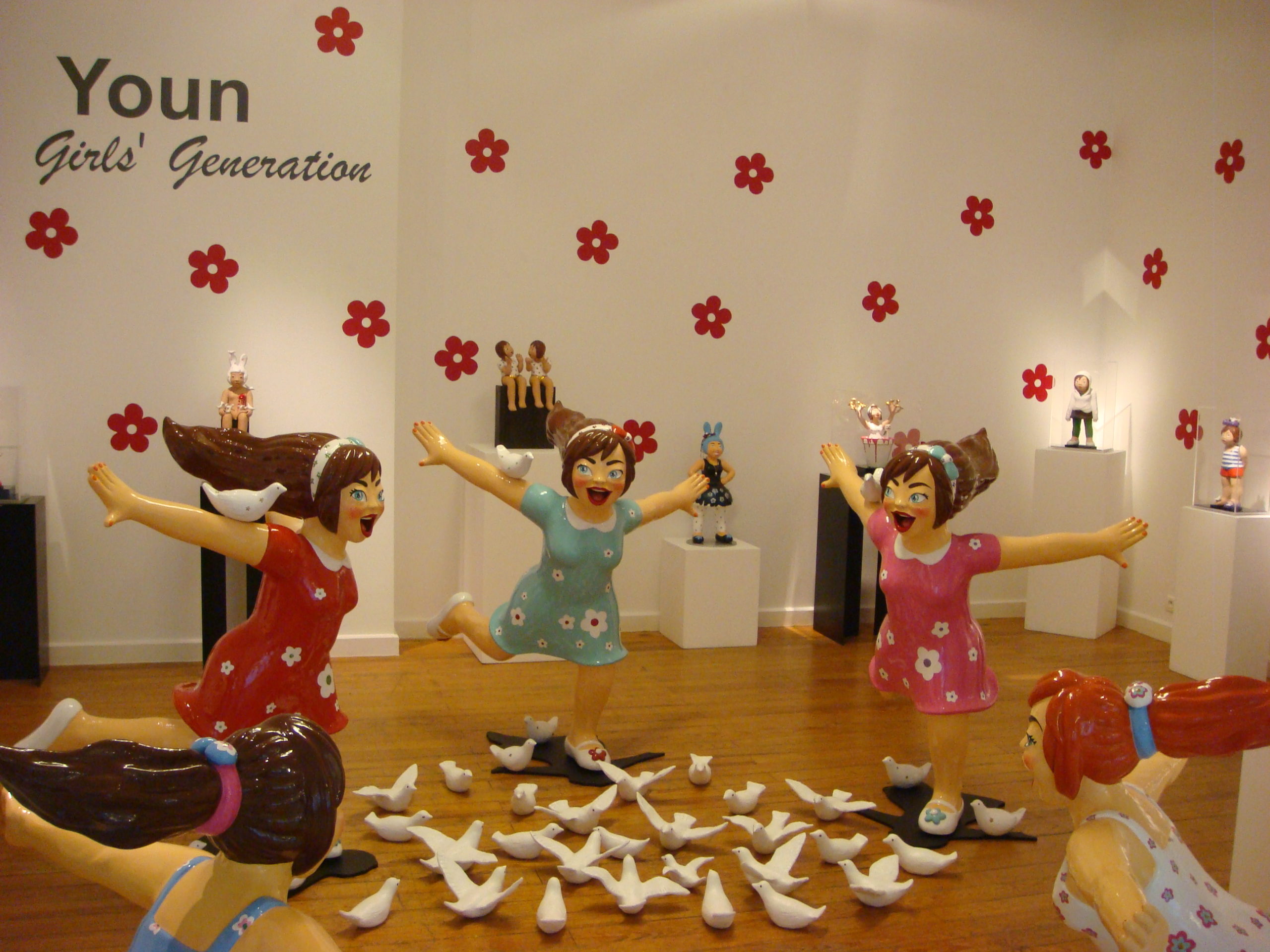 youn cho korean artist nice artworks sculptures exhibition girls generation galerie ferrero nice