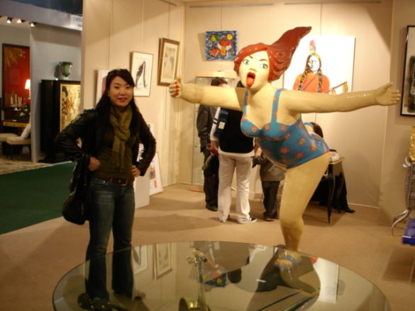 youn cho korean artist nice artworks sculptures exhibition antibes