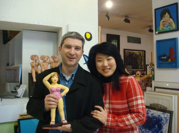 youn cho korean artist nice artworks sculptures exhibition galerie ferrero nice