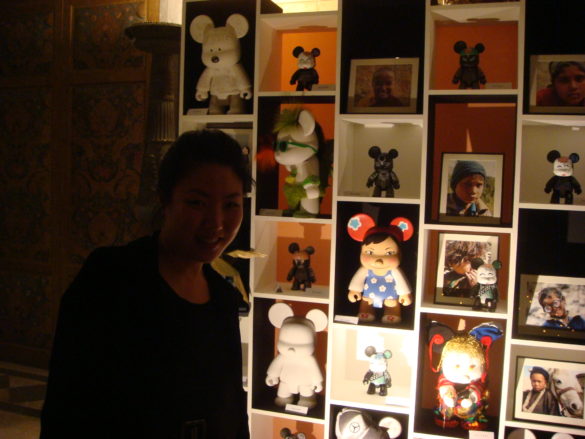 youn cho korean artist nice artworks sculptures exhibition qee bears hotel metropole monaco